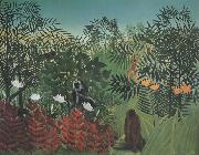 Henri Rousseau, Tropical Forest with Monkeys